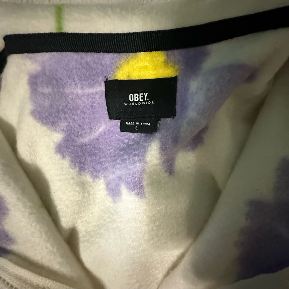 Obey Floral Print Top